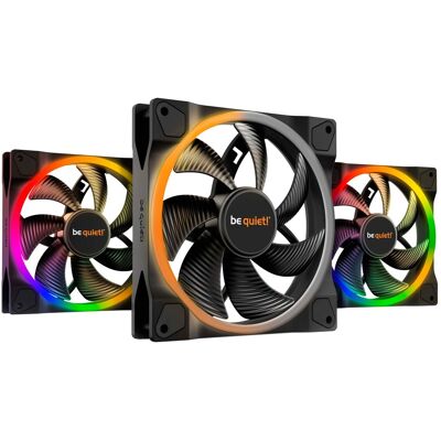 be quiet! Light Wings PWM 140 mm Triple Pack, Gehäuselüfter be quiet! Light Wings PWM 140 mm Triple Pack, Gehäuselüfter