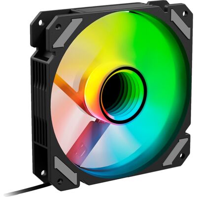 Sharkoon SHARK Mirror RGB PWM REVERSE, Gehäuselüfter Sharkoon SHARK Mirror RGB PWM REVERSE, Gehäuselüfter