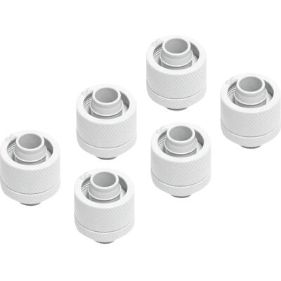 Alphacool Eiszapfen 16/10mm Anschraubtülle G1/4 - White Sixpack, Verbindung Alphacool Eiszapfen 16/10mm Anschraubtülle G1/4 - White Sixpack, Verbindung