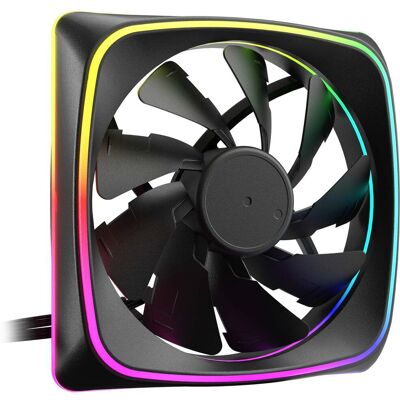 Sharkoon SHARK Lights RGB PWM, Gehäuselüfter Sharkoon SHARK Lights RGB PWM, Gehäuselüfter