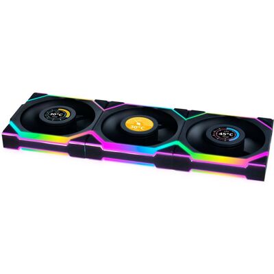 Lian Li UNI FAN SL120 LCD Wireless, Gehäuselüfter Lian Li UNI FAN SL120 LCD Wireless, Gehäuselüfter