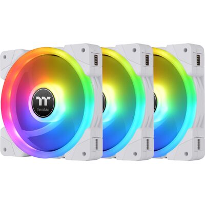 Thermaltake SWAFAN EX12 RGB PC Cooling Fan White TT Premium Edition, Gehäuselüfter Thermaltake SWAFAN EX12 RGB PC Cooling Fan White TT Premium Edition, Gehäuselüfter