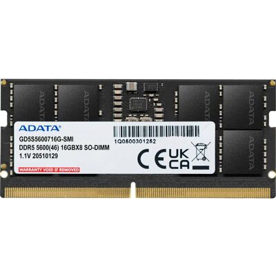 ADATA SO-DIMM 32 GB DDR5-5600 (1x 32 GB), Arbeitsspeicher ADATA SO-DIMM 32 GB DDR5-5600 (1x 32 GB), Arbeitsspeicher