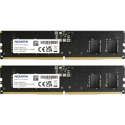 ADATA DIMM 16 GB DDR5-4800 (2x 8 GB) Dual-Kit, Arbeitsspeicher ADATA DIMM 16 GB DDR5-4800 (2x 8 GB) Dual-Kit, Arbeitsspeicher