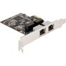 Delock PCIE x1 auf 2x RJ45 Gbit, LAN-Adapter