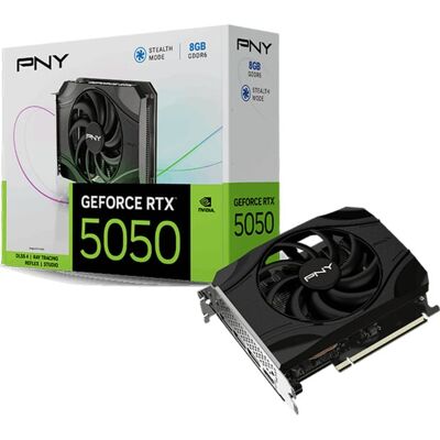 Pny GeForce RTX 5050 Single Fan, Grafikkarte Pny GeForce RTX 5050 Single Fan, Grafikkarte