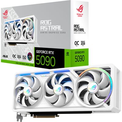 Asus GeForce RTX 5090 ROG ASTRAL GAMING OC WHITE Edition, Grafikkarte Asus GeForce RTX 5090 ROG ASTRAL GAMING OC WHITE Edition, Grafikkarte