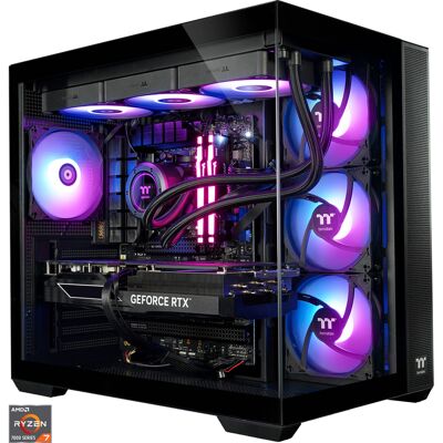 Thermaltake FTW RTX 5070 Ti Black, Gaming-PC Thermaltake FTW RTX 5070 Ti Black, Gaming-PC