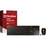 Cherry DW 9100 SLIM + McAfee Bundle, Desktop-Set