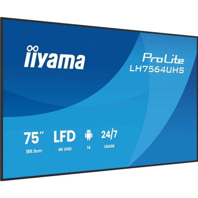 Iiyama ProLite LH7564UHS-B1AG, Public Display Iiyama ProLite LH7564UHS-B1AG, Public Display