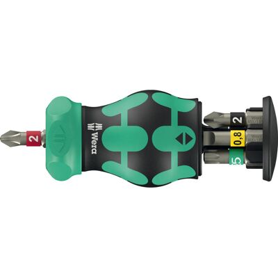 Wera Kraftform Kompakt Stubby Magazin RA 2, Bit-Satz Wera Kraftform Kompakt Stubby Magazin RA 2, Bit-Satz