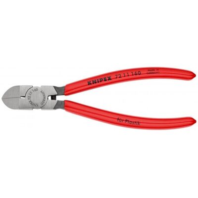 Knipex Seitenschneider 72 11 160, für Kunststoff, Schneid-Zange Knipex Seitenschneider 72 11 160, für Kunststoff, Schneid-Zange
