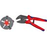 Knipex MultiCrimp 97 33 01, mit Wechselmagazin, Crimpzange