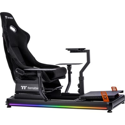 Thermaltake GF500 Flight Simulator Cockpit Black GSC-F50-CPASBB-01, Sim Rig Thermaltake GF500 Flight Simulator Cockpit Black GSC-F50-CPASBB-01, Sim Rig