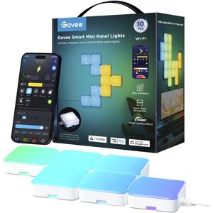Govee Smart Mini Panelen - 10 Stk. RGBIC-Segmentfarben Govee Smart Mini Panelen - 10 Stk. RGBIC-Segmentfarben