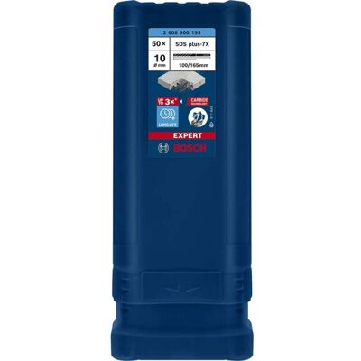 Bosch EXPERT Hammerbohrer SDS-plus-7X, Ø 10mm, 50 Stück Bosch EXPERT Hammerbohrer SDS-plus-7X, Ø 10mm, 50 Stück