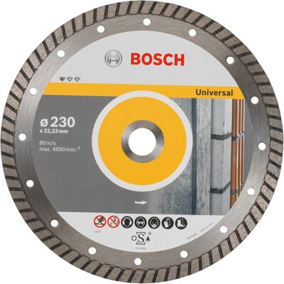 Bosch Diamanttrennscheibe Standard for Universal Turbo, Ø 230mm Bosch Diamanttrennscheibe Standard for Universal Turbo, Ø 230mm