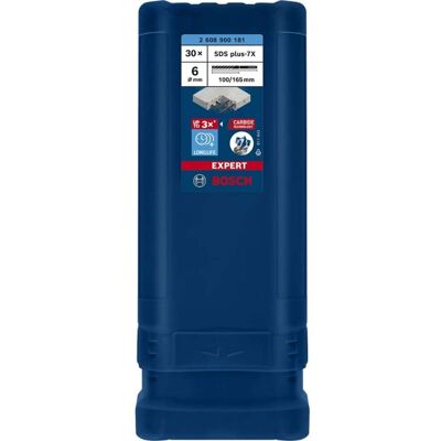 Bosch EXPERT Hammerbohrer SDS-plus-7X, Ø 6mm, 30 Stück Bosch EXPERT Hammerbohrer SDS-plus-7X, Ø 6mm, 30 Stück