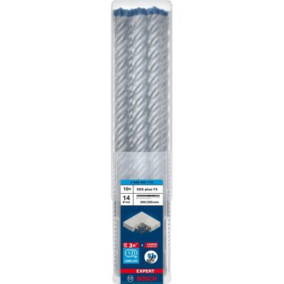 Bosch EXPERT Hammerbohrer SDS-plus-7X, Ø 14mm, 10 Stück Bosch EXPERT Hammerbohrer SDS-plus-7X, Ø 14mm, 10 Stück