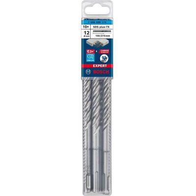 Bosch EXPERT Hammerbohrer SDS-plus-7X, Ø 12mm, 10 Stück Bosch EXPERT Hammerbohrer SDS-plus-7X, Ø 12mm, 10 Stück