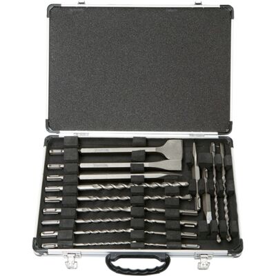Makita Bohrer-Meißelset D-42444 SDS+, 17-teilig, Meißel- & Bohrer-Satz Makita Bohrer-Meißelset D-42444 SDS+, 17-teilig, Meißel- & Bohrer-Satz