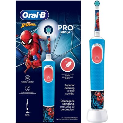 Braun Oral-B Vitality Pro 103 Kids Spiderman, Elektrische Zahnbürste Braun Oral-B Vitality Pro 103 Kids Spiderman, Elektrische Zahnbürste