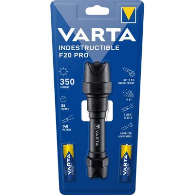 Varta F20 Pro Schwarze Handlampe - Handlampe Varta F20 Pro Schwarze Handlampe - Handlampe