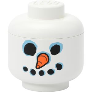Room Copenhagen LEGO Storage Head "Snowman", mini, Aufbewahrungsbox Room Copenhagen LEGO Storage Head "Snowman", mini, Aufbewahrungsbox