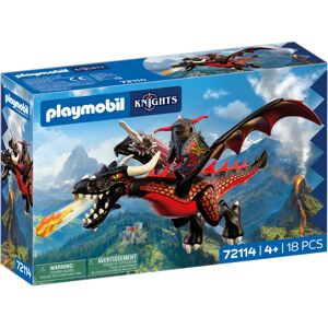 PLAYMOBIL 72114 Knights Schwarzer Drache, Konstruktionsspielzeug PLAYMOBIL 72114 Knights Schwarzer Drache, Konstruktionsspielzeug