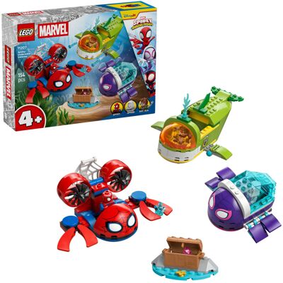 Lego 11207 Marvel Spidey und seine Super-Freunde Spidey: Unterwasserfahrzeuge, Konstruktionsspielzeug Lego 11207 Marvel Spidey und seine Super-Freunde Spidey: Unterwasserfahrzeuge, Konstruktionsspielzeug