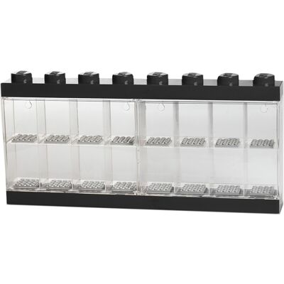 Room Copenhagen LEGO Minifiguren Display Case 16 schwarz, Aufbewahrungsbox Room Copenhagen LEGO Minifiguren Display Case 16 schwarz, Aufbewahrungsbox