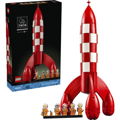 Lego 21367 Ideas Die Mondrakete von Tintin, Konstruktionsspielzeug Lego 21367 Ideas Die Mondrakete von Tintin, Konstruktionsspielzeug