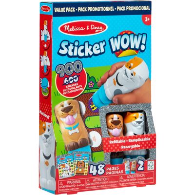 Spin Master Melissa & Doug - Sticker WOW! Sticker-Stempelset 2er-Pack Tiere, Basteln Spin Master Melissa & Doug - Sticker WOW! Sticker-Stempelset 2er-Pack Tiere, Basteln