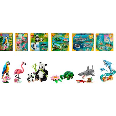 Lego Creator Wilde Tiere-Bundle, Konstruktionsspielzeug Lego Creator Wilde Tiere-Bundle, Konstruktionsspielzeug