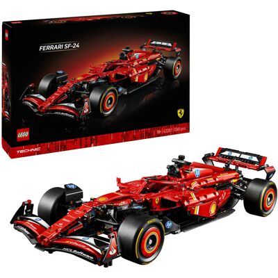 Lego 42207 Technic Ferrari SF-24 F1 Rennauto, Konstruktionsspielzeug Lego 42207 Technic Ferrari SF-24 F1 Rennauto, Konstruktionsspielzeug