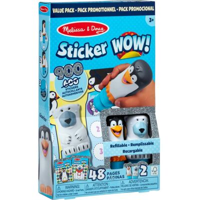 Spin Master Melissa & Doug - Sticker WOW! Sticker-Stempelset 2er-Pack Winter, Basteln Spin Master Melissa & Doug - Sticker WOW! Sticker-Stempelset 2er-Pack Winter, Basteln