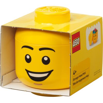 LEGO Mini Aufbewahrungskopf - Stapelbare Spielzeugkiste LEGO Mini Aufbewahrungskopf - Stapelbare Spielzeugkiste