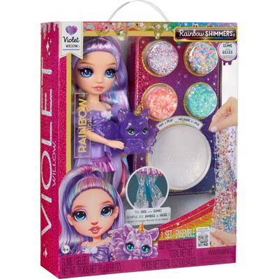 MGA Entertainment Rainbow High Shimmers with Slime - Violet, Puppe MGA Entertainment Rainbow High Shimmers with Slime - Violet, Puppe