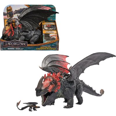 Spin Master Drachenzähmen leicht gemacht - Roter Tod-Drachenfigur & Mini Ohnezahn, Spielfigur Spin Master Drachenzähmen leicht gemacht - Roter Tod-Drachenfigur & Mini Ohnezahn, Spielfigur