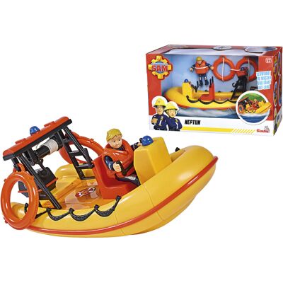 Simba Feuerwehrmann Sam Neptune Boot mit Figur, Spielfahrzeug Simba Feuerwehrmann Sam Neptune Boot mit Figur, Spielfahrzeug