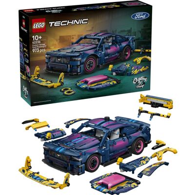 Lego 42236 Technic Ford Mustang GT Auto aus der Tuning-Werkstatt, Konstruktionsspielzeug Lego 42236 Technic Ford Mustang GT Auto aus der Tuning-Werkstatt, Konstruktionsspielzeug