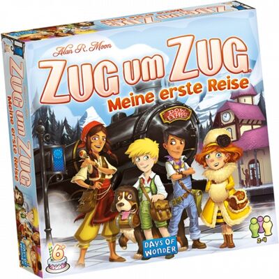 Asmodee Zug um Zug - Meine erste Reise, Brettspiel Asmodee Zug um Zug - Meine erste Reise, Brettspiel