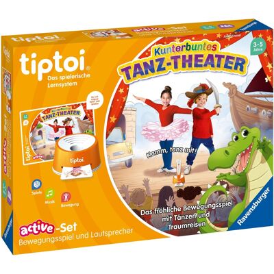 Ravensburger tiptoi ACTIVE Set Kunterbuntes Tanz-Theater, Geschicklichkeitsspiel Ravensburger tiptoi ACTIVE Set Kunterbuntes Tanz-Theater, Geschicklichkeitsspiel