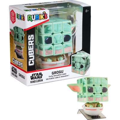 Spin Master Rubik''s Cubers 3x3 Grogu, Geschicklichkeitsspiel Spin Master Rubik''s Cubers 3x3 Grogu, Geschicklichkeitsspiel