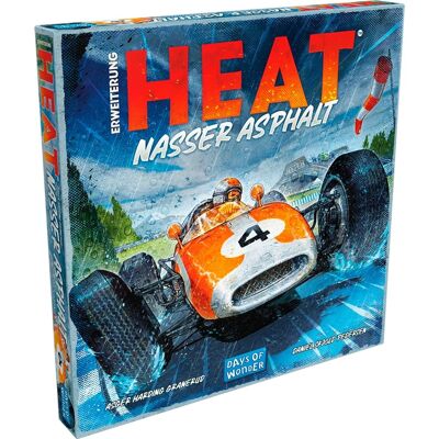 Days of Wonder Heat - Nasser Asphalt - Rennstrecken & Aufrüstungen - Brettspiel Days of Wonder Heat - Nasser Asphalt - Rennstrecken & Aufrüstungen - Brettspiel