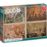 Jumbo Puzzle Anton Pieck, Unterhaltung im Wohnzimmer