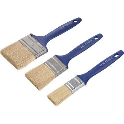 LUXTOOLS LUX-TOOLS Flachpinsel Set 3 Stück LUXTOOLS LUX-TOOLS Flachpinsel Set 3 Stück