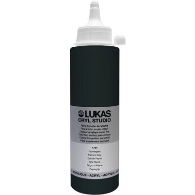 Lukas Cryl Studio Acrylfarbe Plastikflasche Paynesgrau 250ml Lukas Cryl Studio Acrylfarbe Plastikflasche Paynesgrau 250ml
