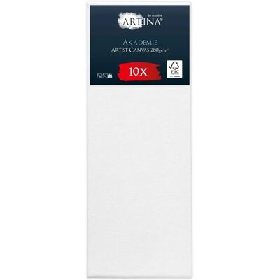Artina Keilrahmen Leinwand Akademie 30x80cm 10er Set Artina Keilrahmen Leinwand Akademie 30x80cm 10er Set