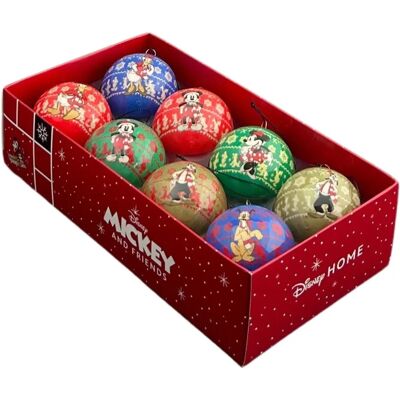 Disney Weihnachtskugeln-Set Vintage Mickey u. Freunde Ø 5,5 cm Mehrfarbig 8 Stk. Disney Weihnachtskugeln-Set Vintage Mickey u. Freunde Ø 5,5 cm Mehrfarbig 8 Stk.